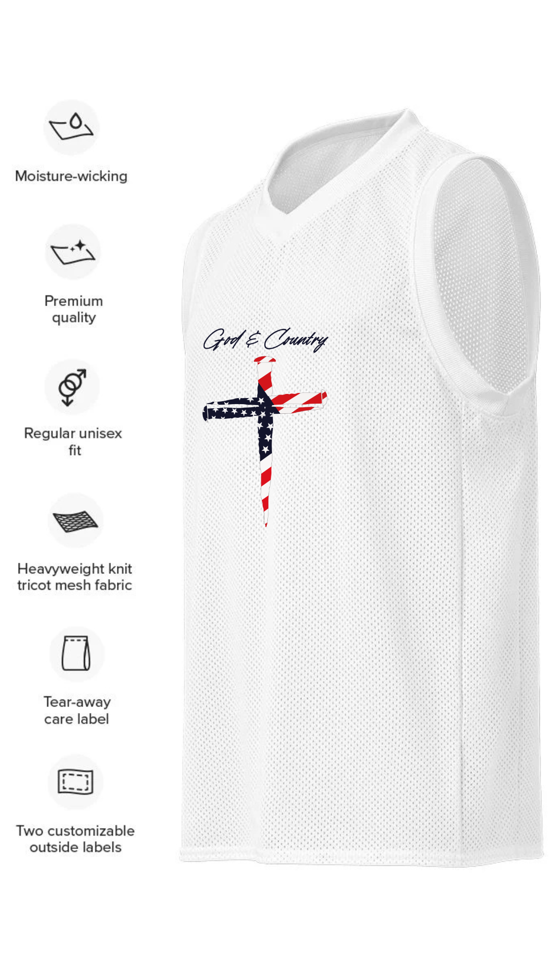 All-Over Print Premium Basketball Jersey