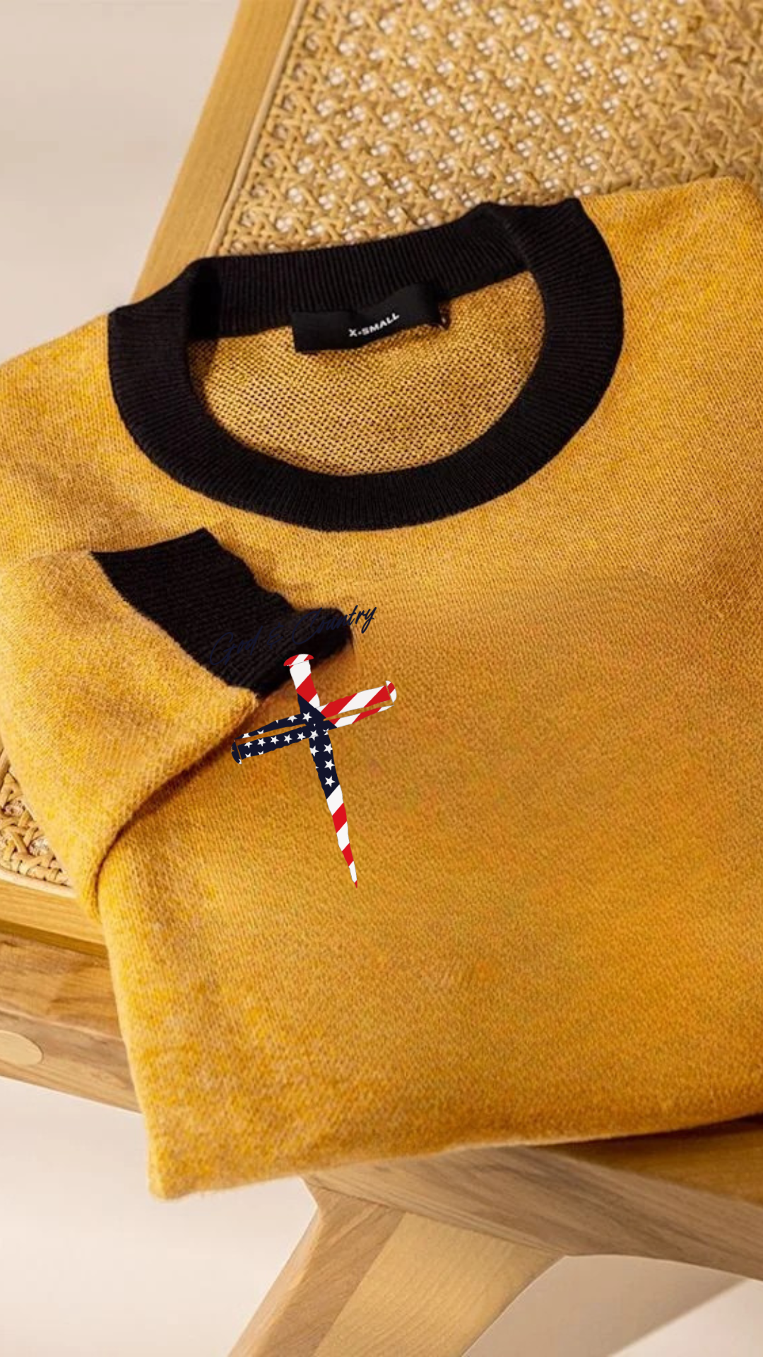 Classic Fit Knitted Crew Neck Sweater