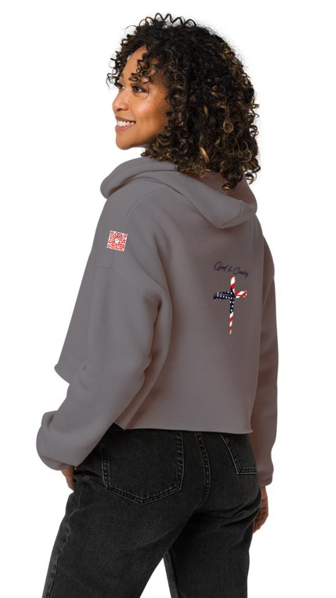 Women's Cropped Hoodie | Bella + Canvas 7502