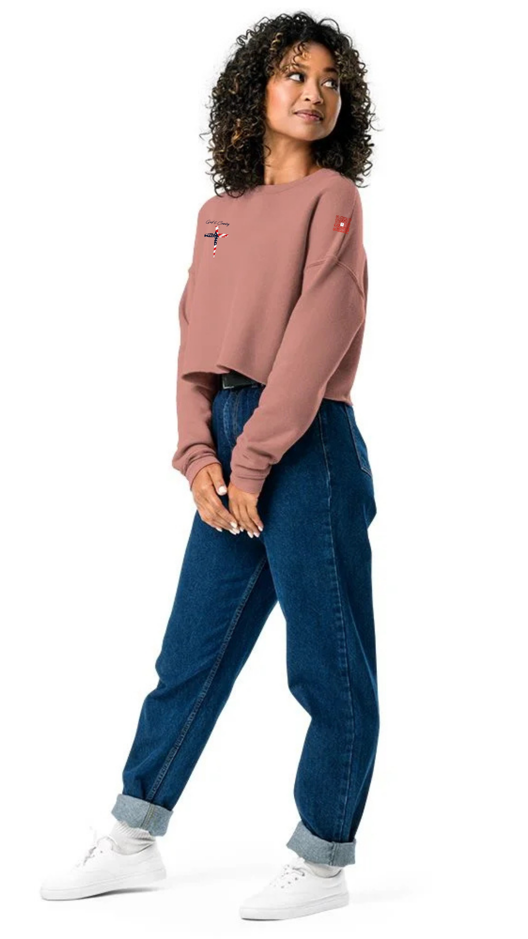 Women's Cropped Sweatshirt | Bella + Canvas 7503